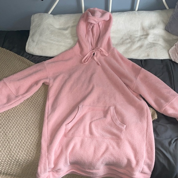 Cuddl Duds Tops - Cozy Pink Hoodie for Women